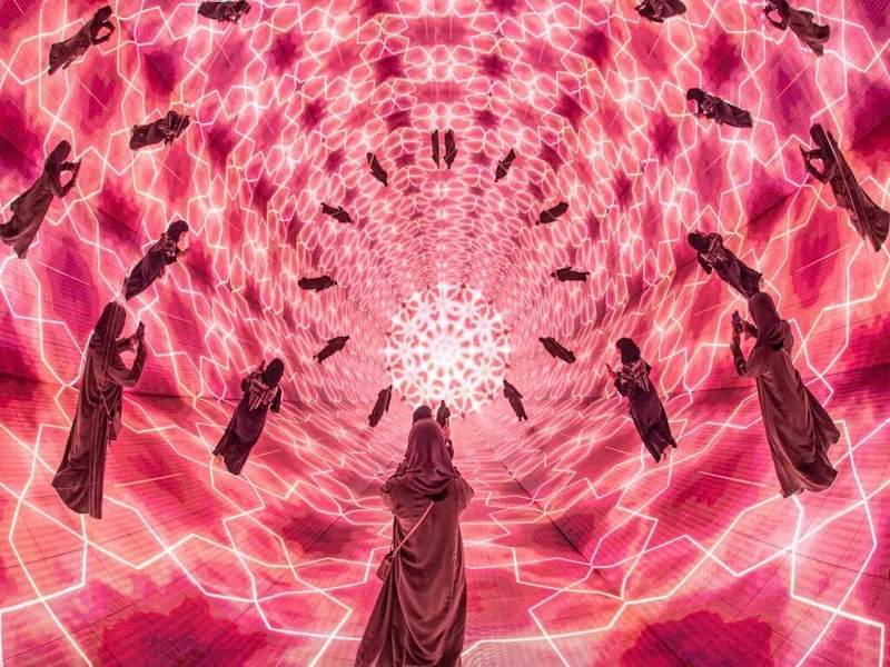 Floor LED Screen Case